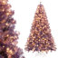 Arbre de Noël artificiel 7,5 pi avec 550 lumières, 8 modes, 1300 branches, mauve foncé 7,5 pi-1752126564-1752126565