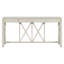Console en placage d'acacia avec 4 tiroirs et base en X Anlen-114733109