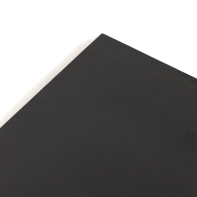 Caspian Nightstand-Black Ash Veneer, Black Ash