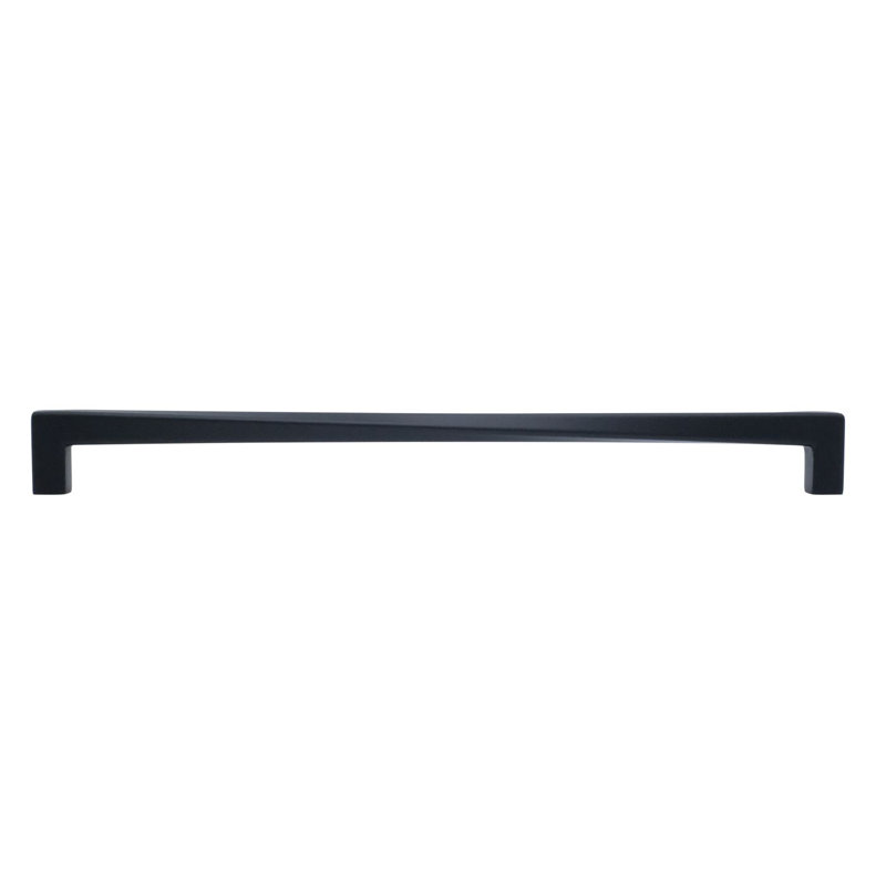 Poignée torsadée, Noir mat, 5"
