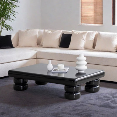 Minimalist design solid color coffee table
