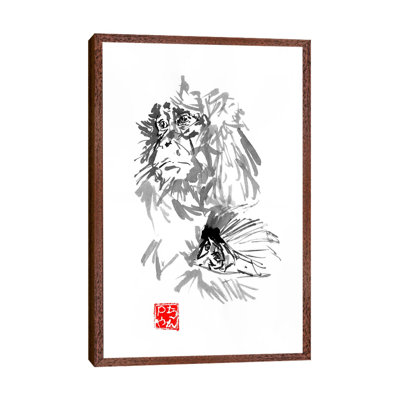 Monkey Family by Péchane - Painting on Canvas