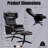 Vantasia Faux Leather Recliner Chair With Ottoman-1054146232
