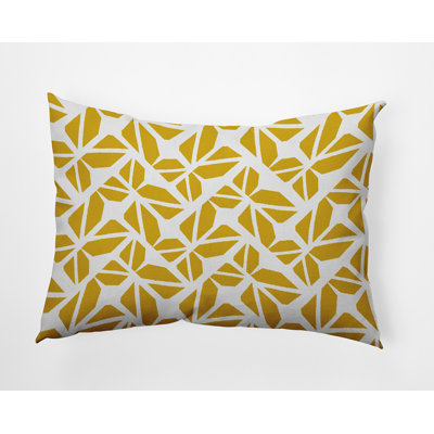 Geometric Outdoor Reversible Throw Pillow