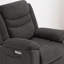 Fauteuil inclinable électrique surdimensionné en chenille avec dossier épais et accoudoirs larges pour le salon (ensemble de 2)-91781870