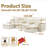 Katrein Boneless 142.00 W Modular U-Shaped Free Combination,Cloud Couch with Ottomans-255646109