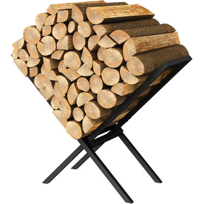 28.74'' W Metal Log Rack