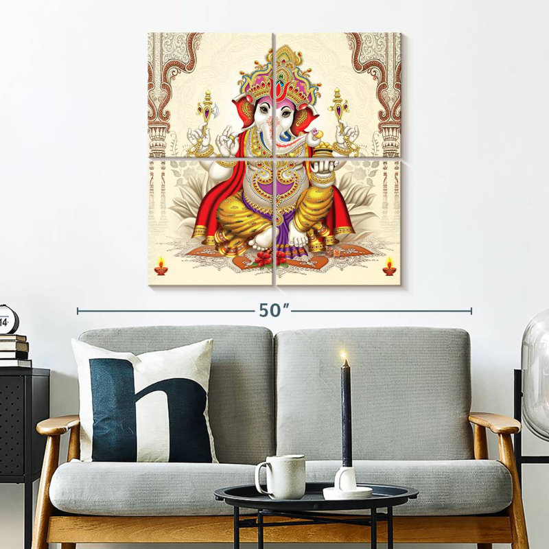 Adella Ganesh Deity, 32" H x 32" W