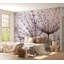 Papier peint floral - Pissenlit sous la pluie-1278055393