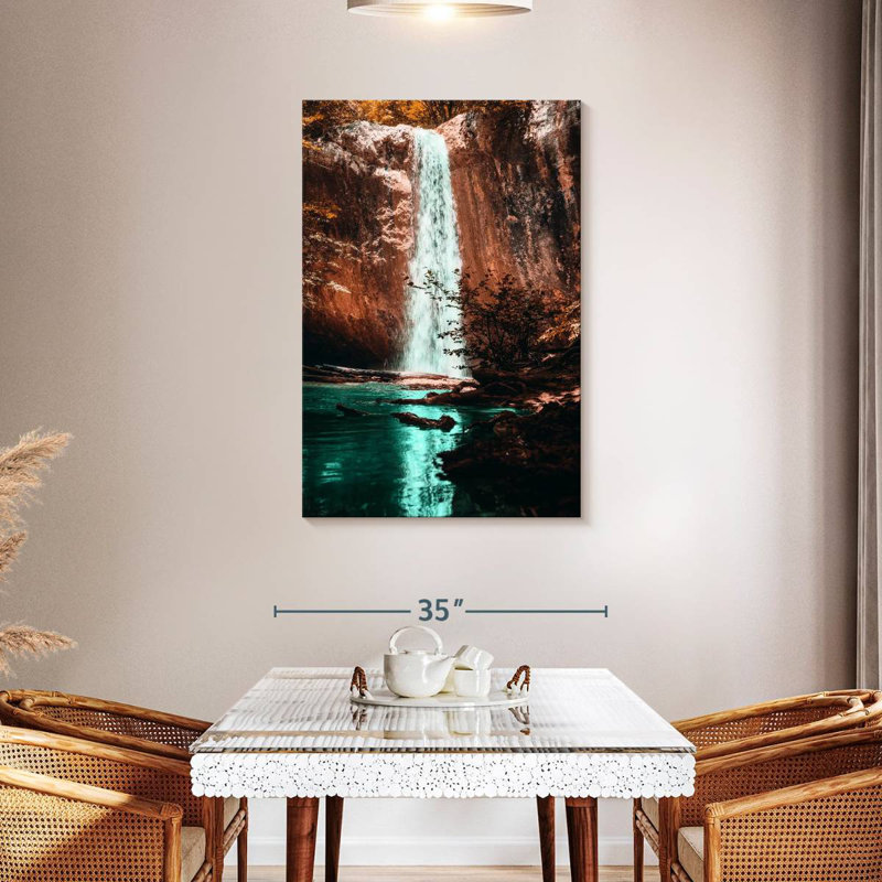 Kerrick Fiery Waterfall, H 45 po x l 30 po