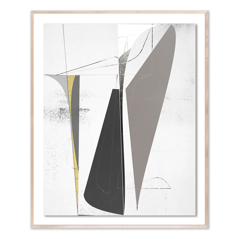 « ando », reproduction encadrée, Naturel, H 60 po x l 49 po x P 2,5 po