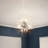 8-Light Single Cluster Star Pendant
