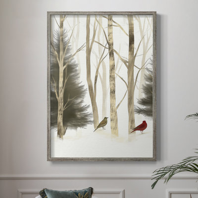 «Christmas Holiday Art» CECI, reproduction encadrée - bois massif
