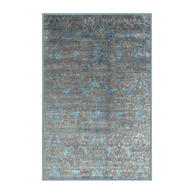 Tapis oriental brun / bleu Paulis