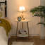 Table de bout ronde 19,7 po avec station de charge Deandra-2024914242