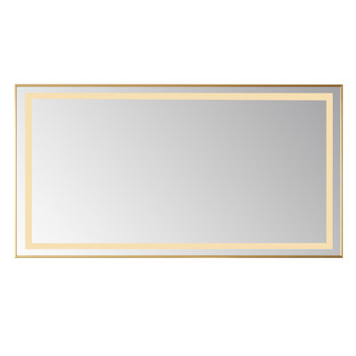 Metal Flat Wall Mirror