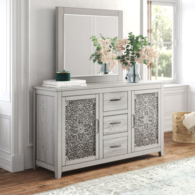 Commode combinée 3 tiroirs Hamar