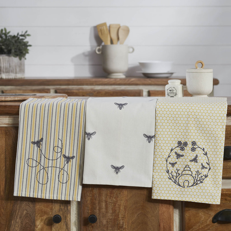 Buzzy Bees Tea Towel Kitchen Towel