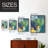 Tropical Graphics III Framed Print - Solid Wood-1997038035-1997038034