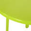Bistro d'extérieur en fer, couleur vert lime, avec 2 chaises et 1 table laquées, idéal pour les réceptions.