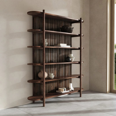Bibliothèque en bois massif Blockton Redford