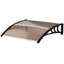 Dakota Fields 120cm W x 75cm D Plastic Cover Retractable Door / Window Awning-989750910