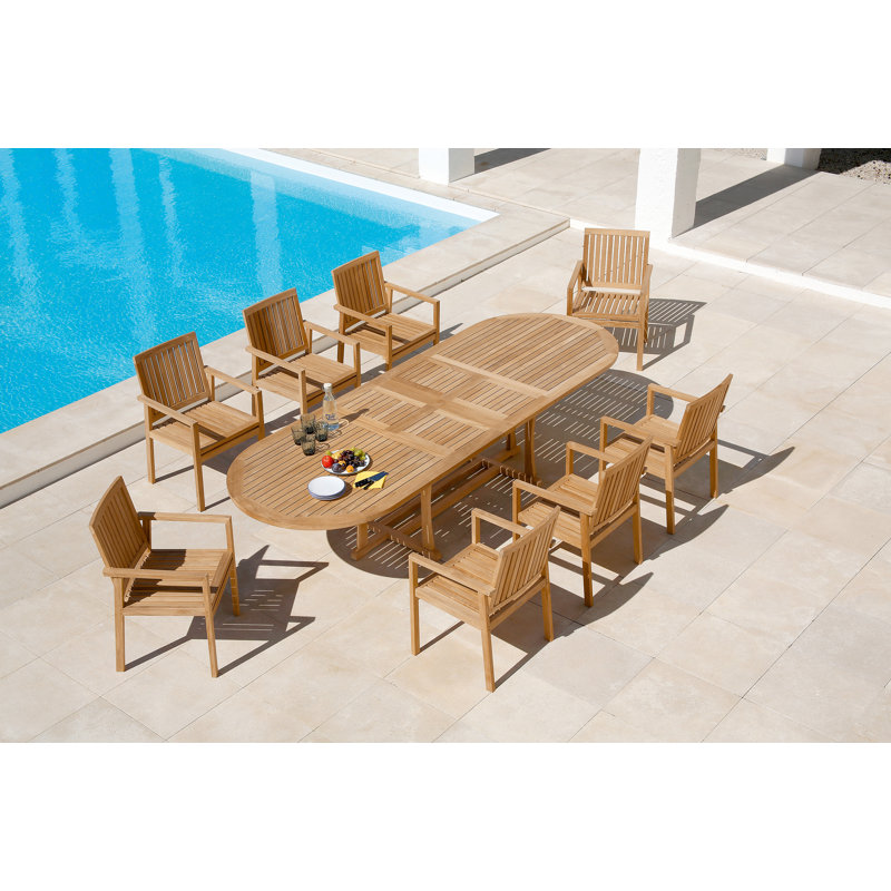 Outdoor Teak Dining Armchair