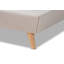 Lit escamotable Milazzo de style Mid-Century, très grand lit, beige H 41,5 po x L 88 po x l 85 po-1011987483-1011987460