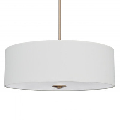 Aimiejit 4 - Light Acrylic and Steel Dimmable Kitchen Island Drum Chandelier