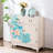Chinese entrance partition shoe cabinet 8 Pair Solid Wood Shoe Storage Cabinet