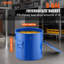 Carbon Steel Clips Grease Bucket - 30.3L