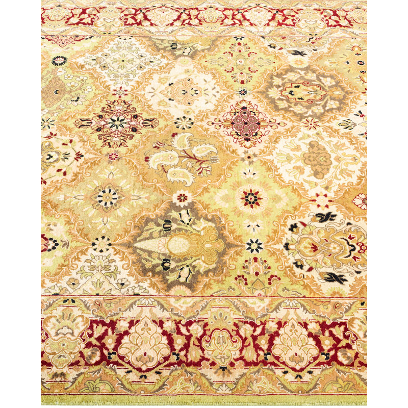 Classic One-of-a-Kind 4'2" X 6'4" Hand Knotted Area Rug