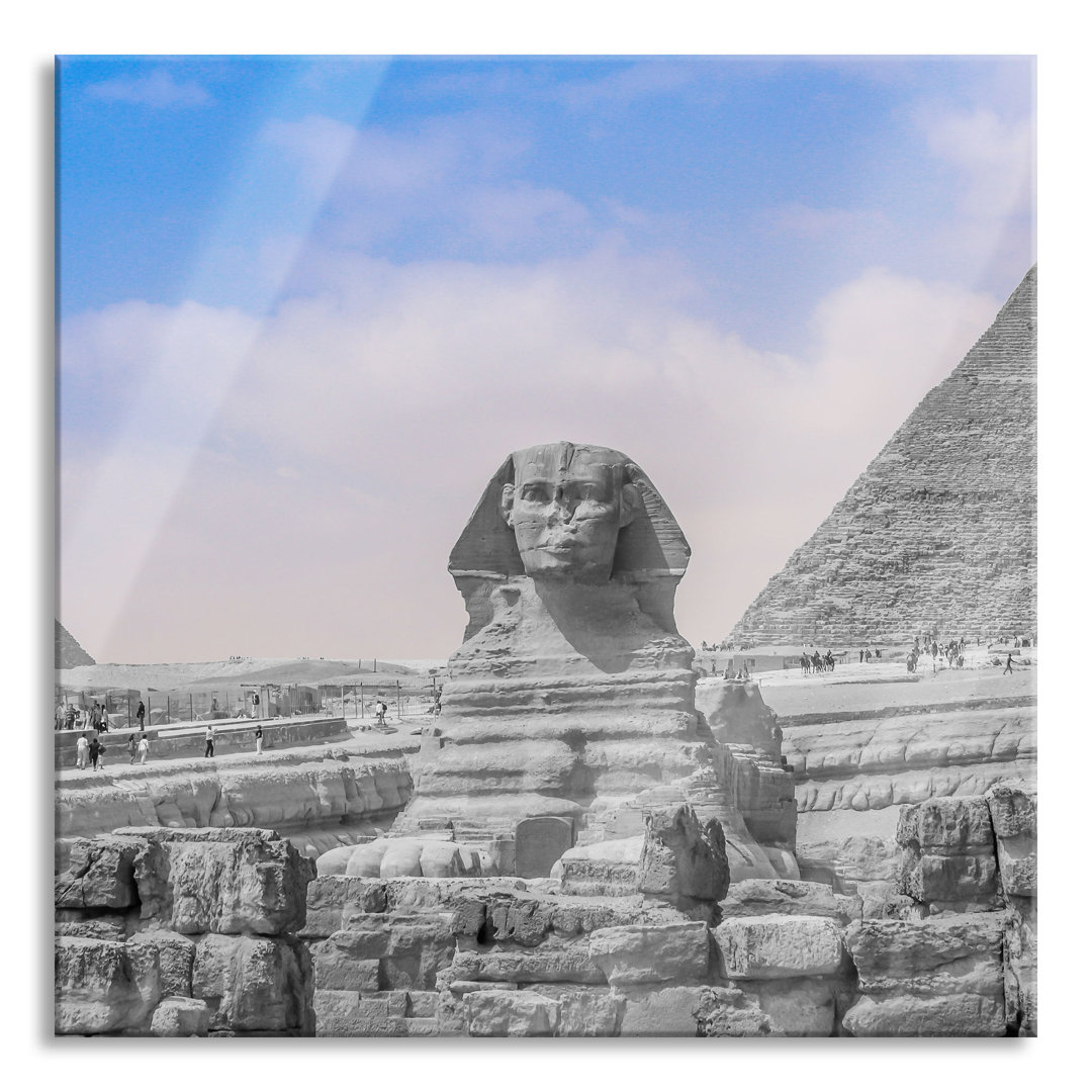 Ungerahmtes Foto auf Glas "Beautiful Sphinx in Giza"