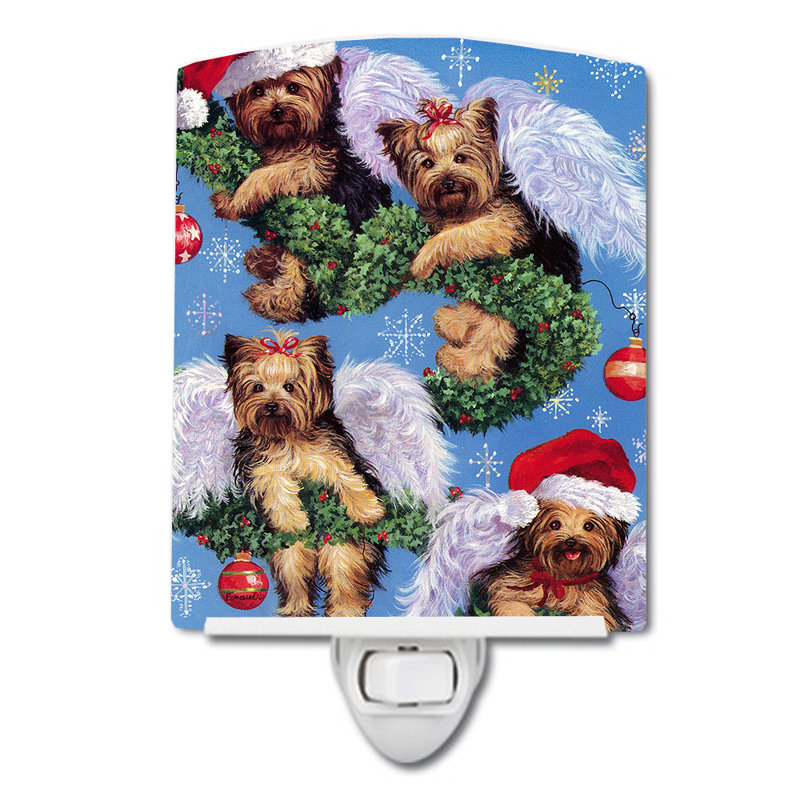 Veilleuse Boxer, Yorkie anges partout