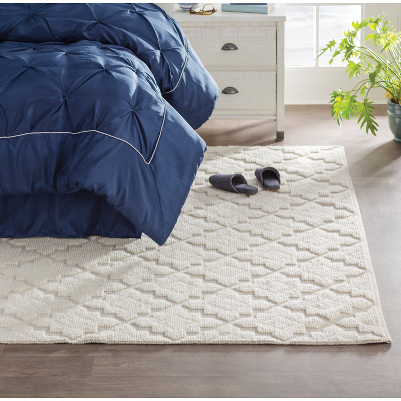 Laurel 7 Piece Tufted Comforter Set, Cal. King Comforter + 1 Bed Skirt + 2 Shams + 3 De, Blue