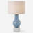 Patriquin Blue Glass Table Lamp