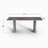 Todd Japandi Gray Wooden Rectangular 67" Double Pedestal Dining Table for 4-6 people