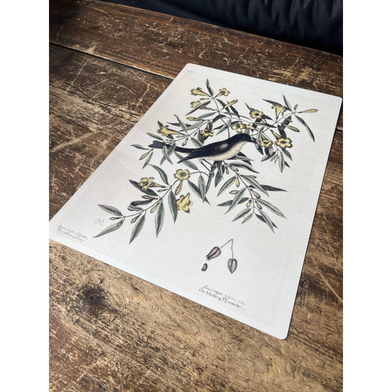 Plants & Flowers Wall Decor on Metal, 20cm H x 15cm W
