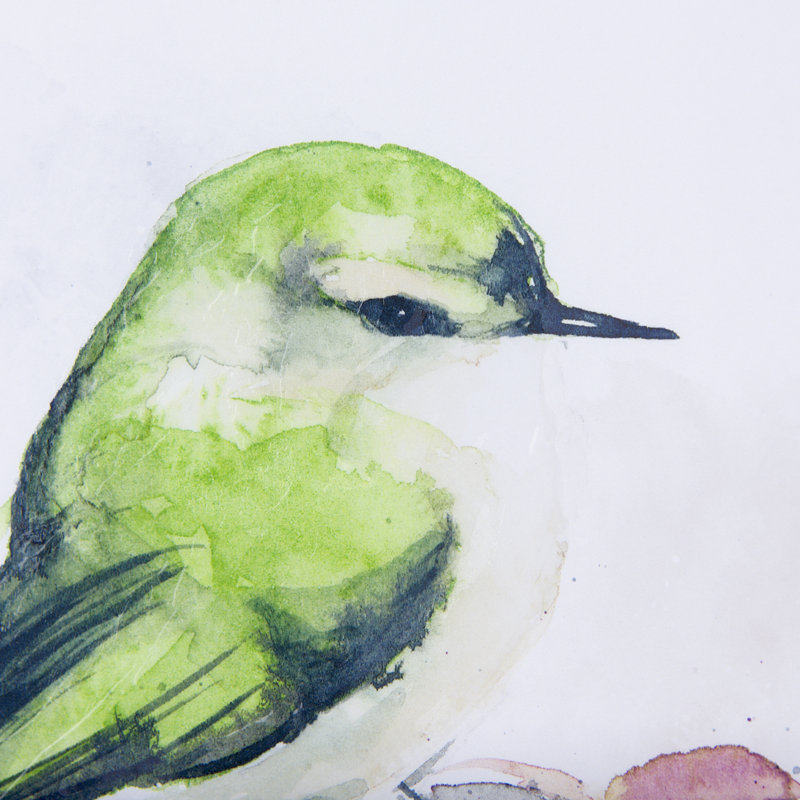 «Robin II», reproduction d'art encadrée à la main avec passe-partout, Carabinier II