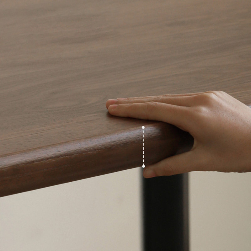 Ensemble de table de salle à manger en bois massif de haute qualité, H 29,52 po x L 62,99 po x l 33,46 po