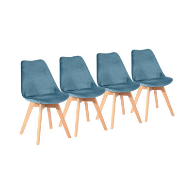 Emily 45cm H Velvet Upholstered Side Chair