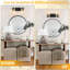 Éclairage pour meuble-lavabo carré en verre-122257476-122257479-122257481