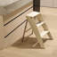 Tabouret d'échelle pliant multifonctionnel avec bords antidérapants, idéal pour la maison comme table, tabouret ou bibliothèque.-985932216