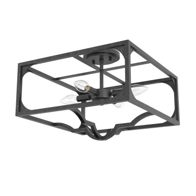 Highland Hill 4 - Light Semi Flush Mount Ceiling Fixture