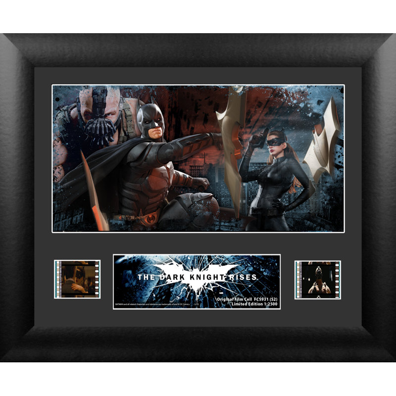 «Batman the Dark Knight Rises», art mural encadré à édition limitée