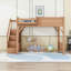 Lit mezzanine avec penderie et tablettes intégrées-128781483-128781488