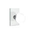 Passage Bristol Knob with Modern Rectangular Rose-1502240262