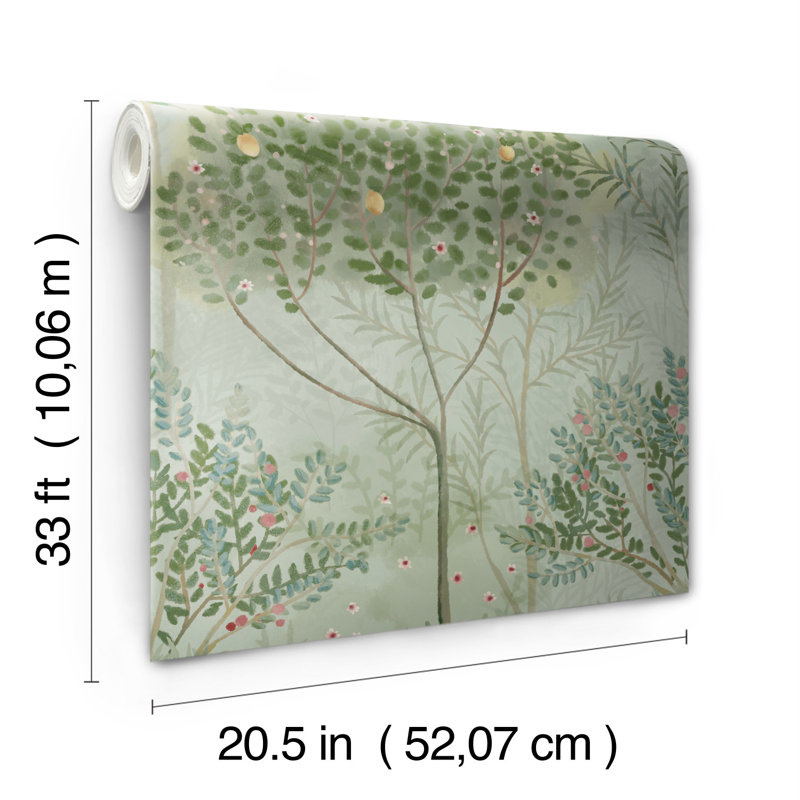 Rouleau de fleurs Astin, Vert