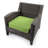 Sunbrella 23" x 22" Outdoor Deep Seat Cushion Set with Ties and Welt-1269693223