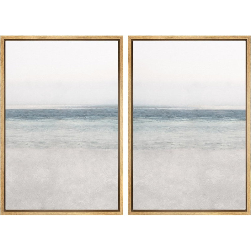 Plage côtière 2 pièces, Naturel, H 36 po x l 48 po